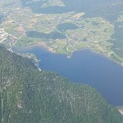 Flugwegposition um 13:20:53: Aufgenommen in der Nähe von Gemeinde Hallstatt, Hallstatt, Österreich in 2181 Meter